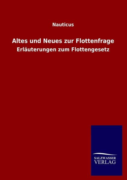 Produktbild: Altes und Neues zur Flottenfrage