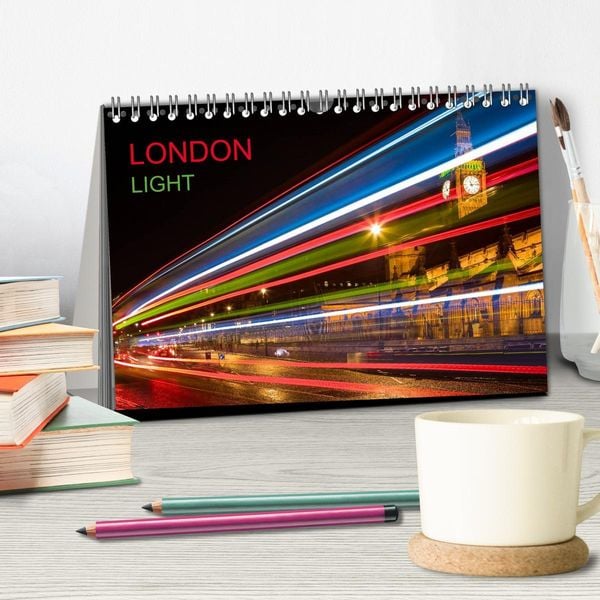 Produktbild: London Light (Tischkalender 2026 DIN A5 quer), CALVENDO Monatskalender
