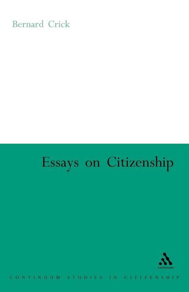 Produktbild: Essays on Citizenship