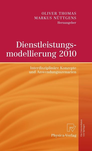 Produktbild: Dienstleistungsmodellierung 2010