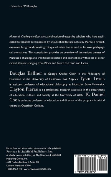 Produktbild: Marcuse's Challenge to Education
