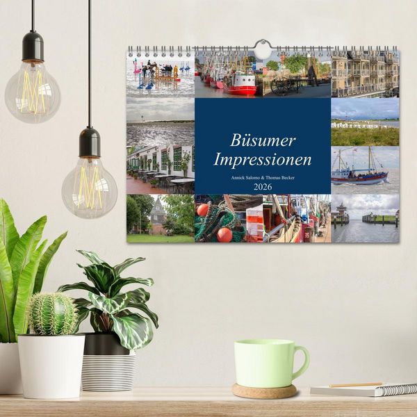 Produktbild: B&uuml;sumer Impressionen (Wandkalender 2026 DIN A4 quer), CALVENDO Monatskalender