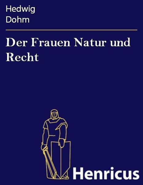 Produktbild: Der Frauen Natur und Recht