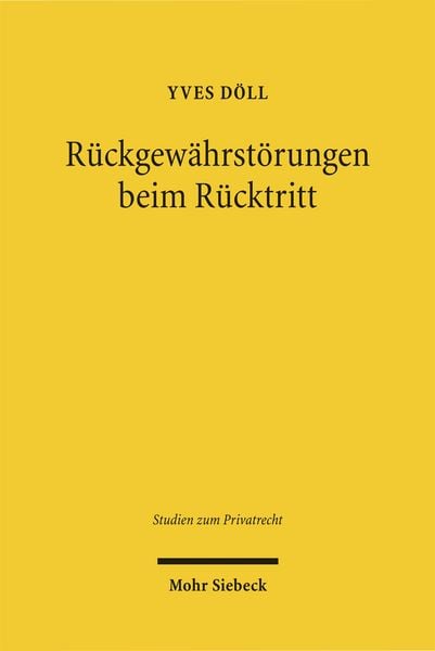 Produktbild: R&uuml;ckgew&auml;hrst&ouml;rungen beim R&uuml;cktritt