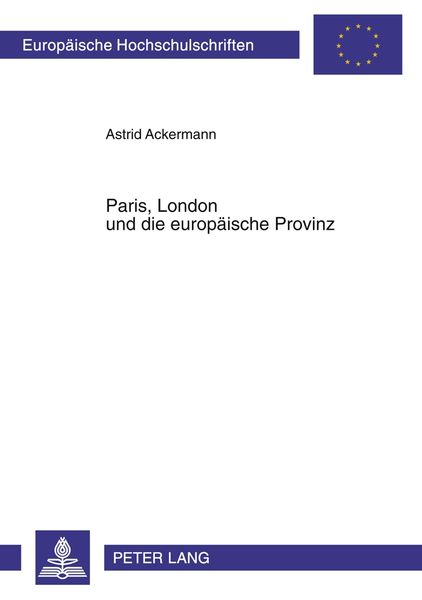 Produktbild: Paris, London und die europ&auml;ische Provinz
