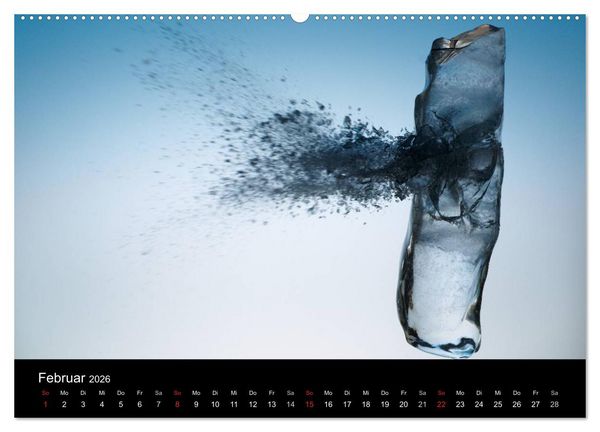 Produktbild: Ballistik Highspeed Fotos (hochwertiger Premium Wandkalender 2026 DIN A2 quer), Kunstdruck in Hochglanz