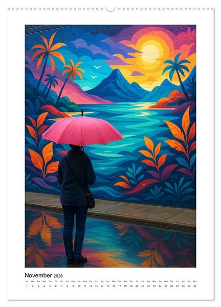 Produktbild: Facades tell Stories (High Quality Premium Wall Calendar 2026 DIN A2 portrait),CALVENDO 12 Month Wall Calendar