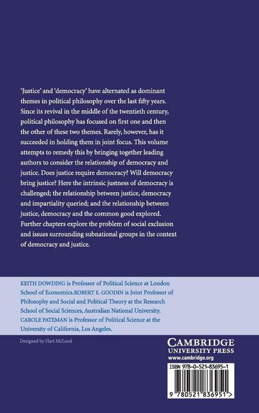 Produktbild: Justice and Democracy