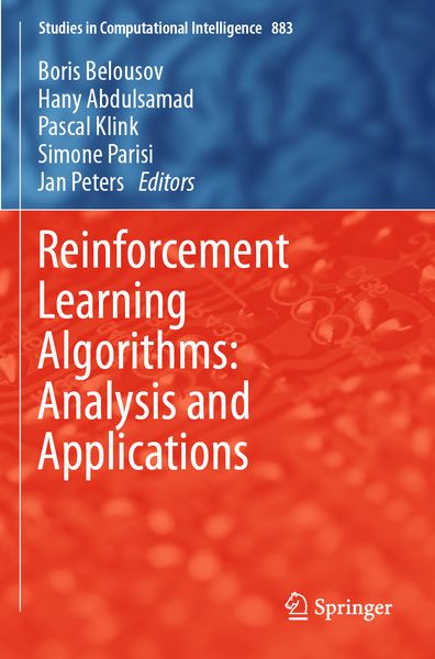 Produktbild: Reinforcement Learning Algorithms: Analysis and Applications