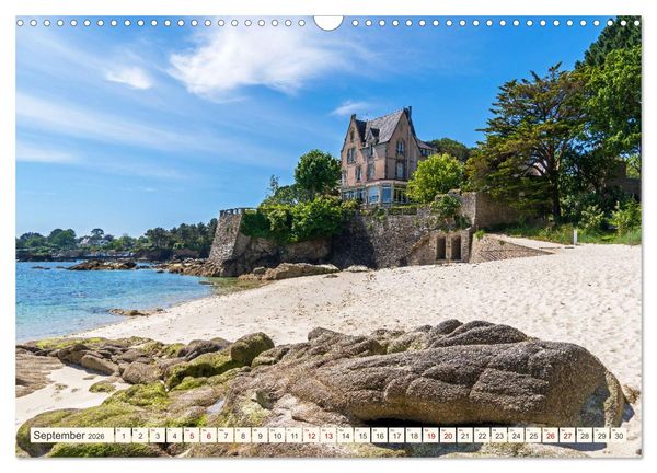 Produktbild: Bretagne - Traumk&uuml;sten im s&uuml;dlichen Finist&egrave;re (Wandkalender 2026 DIN A3 quer), CALVENDO Monatskalender