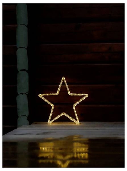 Produktbild: Konstsmide 4403-103 LED-Weihnachtsstern Stern Warmwei&szlig; LED Klar