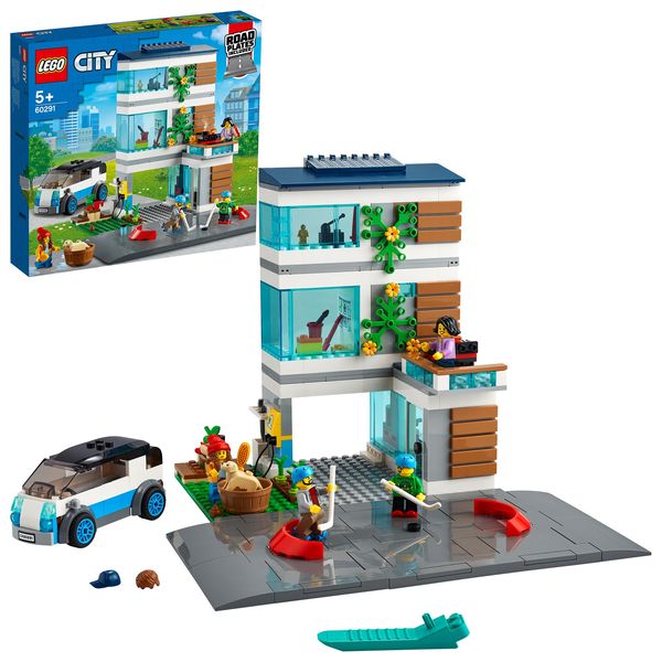 LEGO City 60291 Modernes Familienhaus, kreatives Spielzeug ab 5 Jahren
