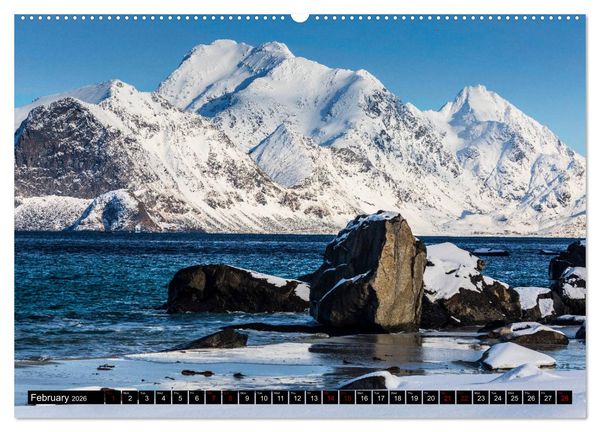 Produktbild: Lofoten. Nature Water Light (High Quality Premium Wall Calendar 2026 DIN A2 landscape),CALVENDO 12 Month Wall Calendar