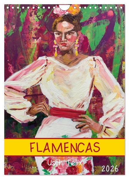 Produktbild: FLAMENCAS (Wandkalender 2026 DIN A4 hoch), CALVENDO Monatskalender