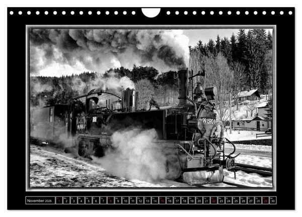 Produktbild: Die Pre&szlig;nitztalbahn (Wandkalender 2026 DIN A4 quer), CALVENDO Monatskalender