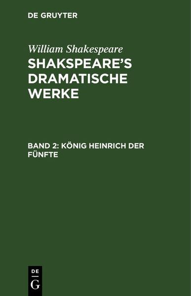 Produktbild: K&ouml;nig Heinrich der F&uuml;nfte