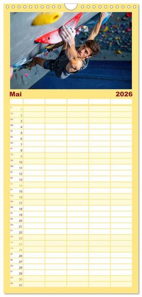 Produktbild: Familienplaner 2026 - Spirit of Motion mit 5 Spalten (Wandkalender, 21 x 45 cm) CALVENDO