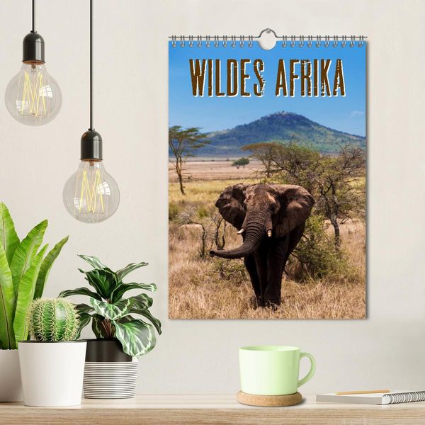 Produktbild: Wildes Afrika (Wandkalender 2026 DIN A4 hoch), CALVENDO Monatskalender