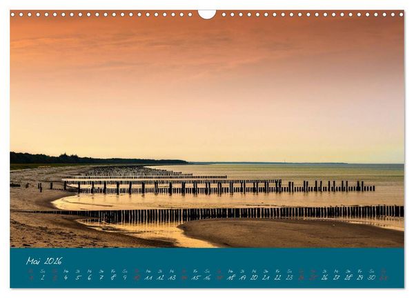 Produktbild: Blick auf die Halbinsel Fischland, Dar&szlig; und Zingst (Wandkalender 2026 DIN A3 quer), CALVENDO Monatskalender