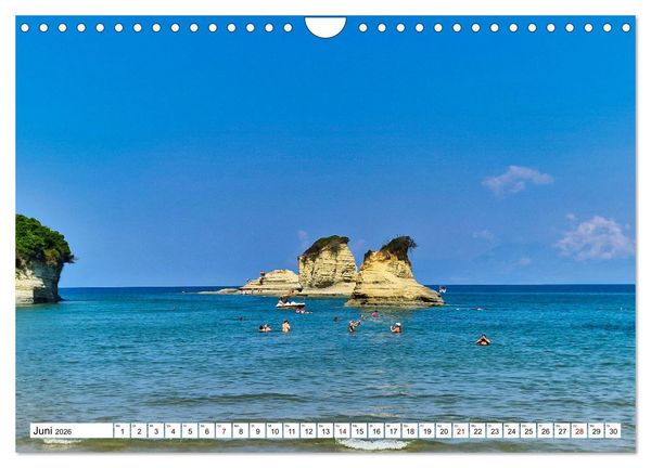 Produktbild: Der Norden von Korfu (Wandkalender 2026 DIN A4 quer), CALVENDO Monatskalender