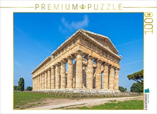 CALVENDO Puzzle Poseidon Tempel um 450 v. Chr. | 1000 Teile Lege-Größe 64x48cm Foto-Puzzle für glückliche Stunden