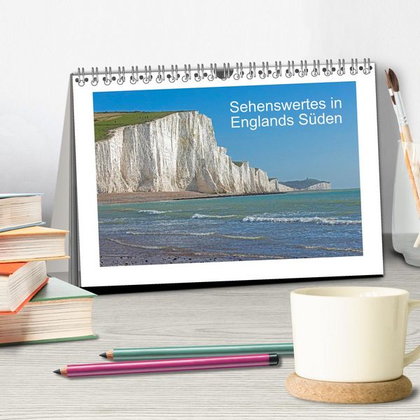 Produktbild: Sehenswertes in Englands S&uuml;den (Tischkalender 2026 DIN A5 quer), CALVENDO Monatskalender