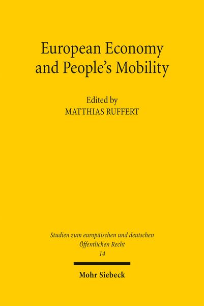 Produktbild: European Economy and People's Mobility