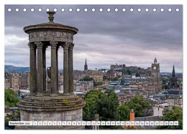 Produktbild: Wundersch&ouml;nes Edinburgh (Tischkalender 2026 DIN A5 quer), CALVENDO Monatskalender
