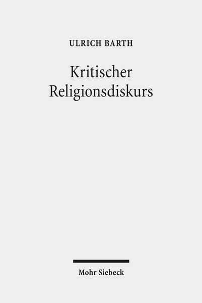 Produktbild: Kritischer Religionsdiskurs