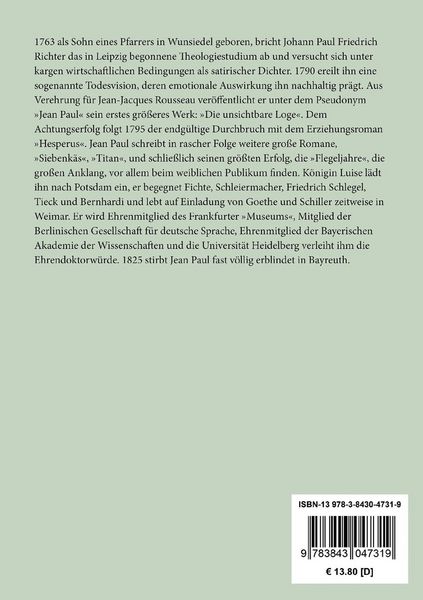 Produktbild: Leben des Quintus Fixlein