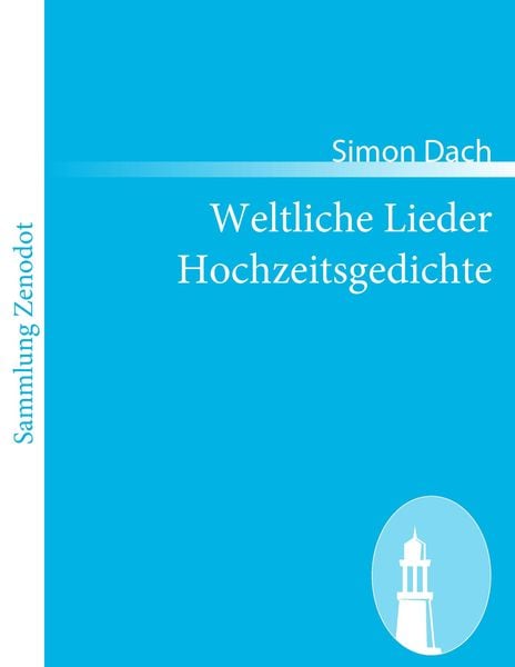 Produktbild: Weltliche Lieder Hochzeitsgedichte