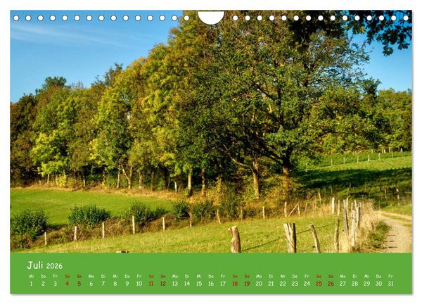 Produktbild: Bergisches Land (Wandkalender 2026 DIN A4 quer), CALVENDO Monatskalender