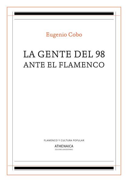 Produktbild: La gente del 98 ante el flamenco