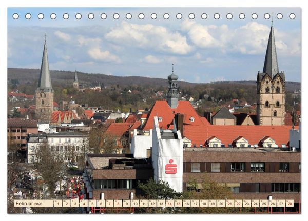 Produktbild: Hansestadt Herford (Tischkalender 2026 DIN A5 quer), CALVENDO Monatskalender