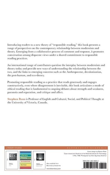 Produktbild: Modernism, Theory, and Responsible Reading