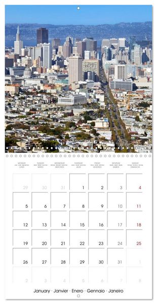 Produktbild: SAN FRANCISCO Highlights (Wall Calendar 2026 12 &times; 12 Inch) CALVENDO 12 Month Wall Calendar