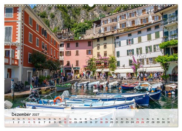 Produktbild: Limone sul Garda - Traumhaftes St&auml;dtchen am Gardasee (hochwertiger Premium Wandkalender 2027 DIN A2 quer), Kunstdruck in Hochglanz