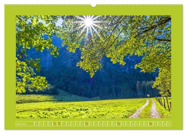 Produktbild: Herzliche Gr&uuml;&szlig;e aus Kuchl (hochwertiger Premium Wandkalender 2026 DIN A2 quer), Kunstdruck in Hochglanz