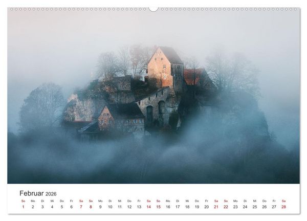 Produktbild: Fr&auml;nkische Schweiz &ndash; Zwischen Burgen, H&ouml;hlen und W&auml;ldern (Wandkalender 2026 DIN A2 quer), CALVENDO Monatskalender