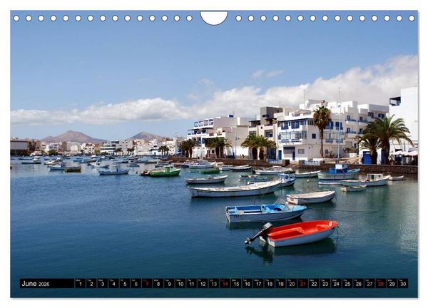 Produktbild: Lanzarote - Canary Islands (Wall Calendar 2026 DIN A4 landscape), CALVENDO 12 Month Wall Calendar