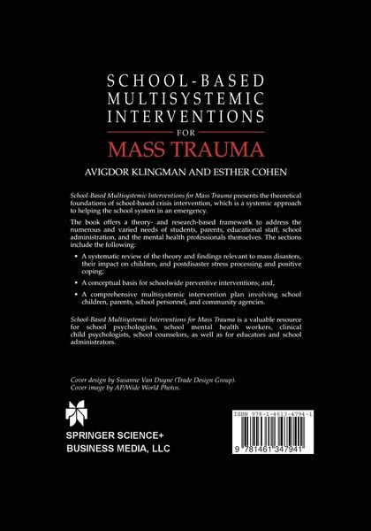 Produktbild: School-Based Multisystemic Interventions For Mass Trauma