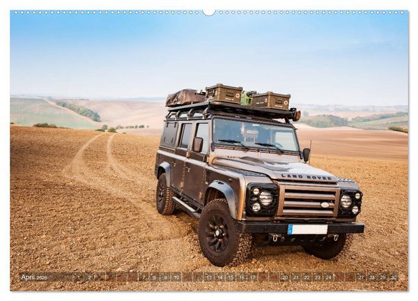 Produktbild: Mit dem 4x4 durch Europa (Wandkalender 2026 DIN A2 quer), CALVENDO Monatskalender