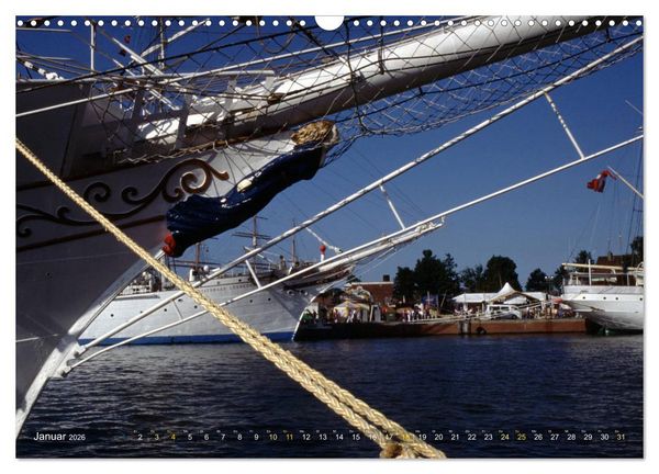 Produktbild: Analoge Fotografie Tall Ships Sail 1995 Bremerhaven (Wandkalender 2026 DIN A3 quer), CALVENDO Monatskalender