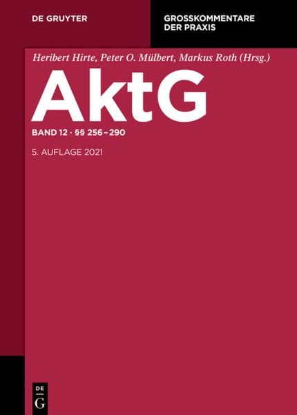 Produktbild: Aktiengesetz / &sect;&sect; 256-290