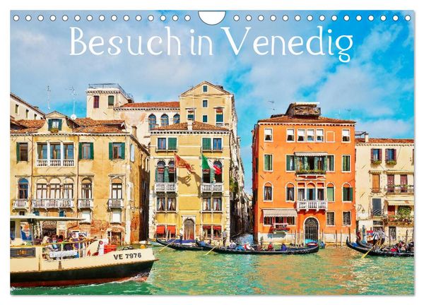 Produktbild: Besuch in Venedig (Wandkalender 2026 DIN A4 quer), CALVENDO Monatskalender
