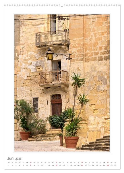 Produktbild: Malta Impressionen (Wandkalender 2026 DIN A2 hoch), CALVENDO Monatskalender