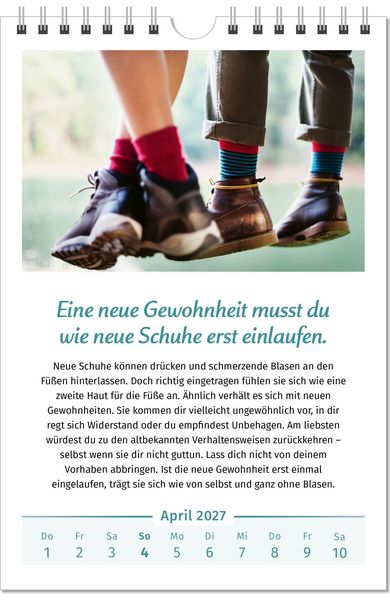 Produktbild: Der Lebensfreude-Kalender 2027 im Gro&szlig;format