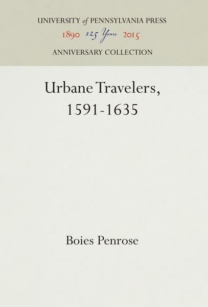 Produktbild: Urbane Travelers, 1591-1635