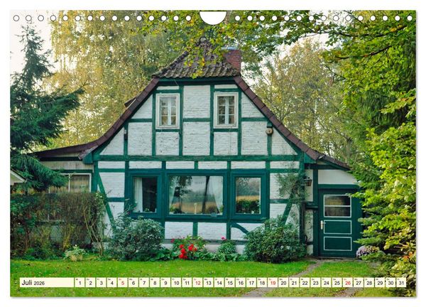 Produktbild: Baukunst Fachwerk (Wandkalender 2026 DIN A4 quer), CALVENDO Monatskalender