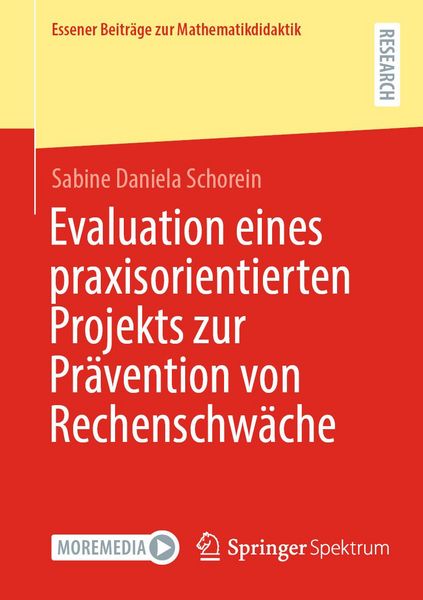 Produktbild: Evaluation eines praxisorientierten Projekts zur Pr&auml;vention von Rechenschw&auml;che